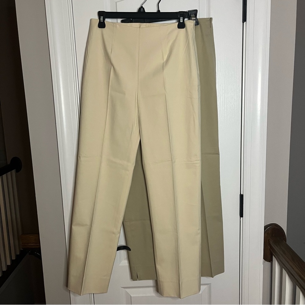 Leggiadro BOGO! Dark and light khaki pants size 10! Buy one get one free NWOT